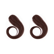 Itsliving 瀏海假髮 25cm, 2個, 淺棕色