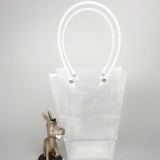 사다리꼴 화분 쇼핑백 SCT32 10p, 투명, 1세트