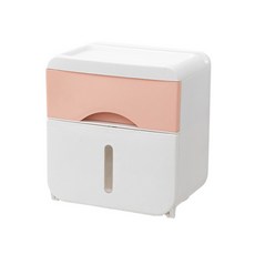 圓形手把懸掛式面紙盒, 粉紅色, 1個