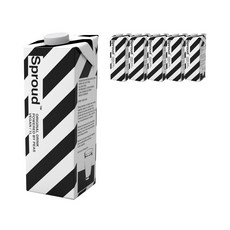 咖啡專用原味豆漿, 1L, 6個