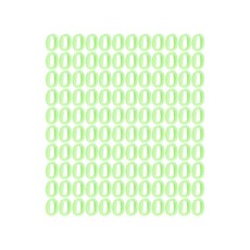 파티드레싱 캔디컬러 토이체인 구슬 비즈 DIY 키트 11 x 16 mm 250g 560p, 연두, 1개