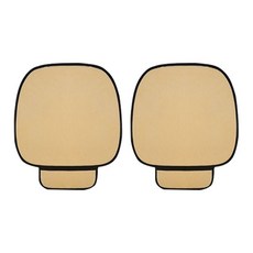 River Fox 冬季車用超細纖維前座坐墊, 2個, 米色