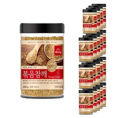 Baedaegam 罐裝炒芝麻粒, 280g, 20入