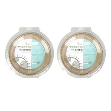 쿠킹플러스 에어프라이어용 자연 종이호일, 50개입, 2개