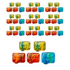 AlphaO 免剝皮瞬間電線連接器 AC 5種 x 10p 2件組, 1套