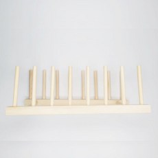 7層盤子瀝水架, 木頭