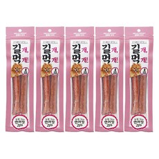 참좋은간식 길개먹개 강아지 간식 2p, 연어맛, 64g, 5개