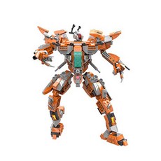 COGO 2合1 霸王龍變形恐龍機器人 樂高相容積木 12700A, 混合顏色