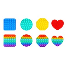 Toy Seven Korea泡泡按壓玩具 8入, 隨機發貨