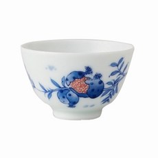 Kyungdeukjin青花石榴茶杯, 混合顏色, 1個