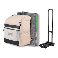 Louis Camon寵物外出包+嗅覺訓練墊+行李推車+貓抓墊, 淺褐色