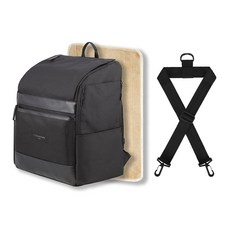 Louis Camong寵物外出包+超細纖維墊+汽車座椅網帶, 黑色