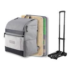 Louis Camon寵物外出包+超細纖維墊+嗅覺訓練墊+推車, 灰色