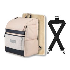 Louis Camong寵物外出包+超細纖維墊+汽車座椅網帶, 淺褐色