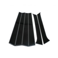 조이상사 조이카몰 블랙 카본 기둥몰딩 현대, 싼타페CM