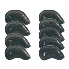 TAURUS GOLF 3D Logo Saffiano 鐵蓋套組, 黑色的
