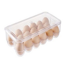 TCR簡約雞蛋收納盒 方形, 透明度