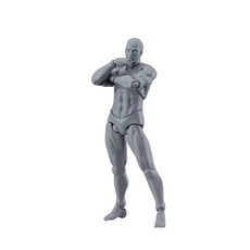 男性繪圖公仔 灰色 SE03179, 1個