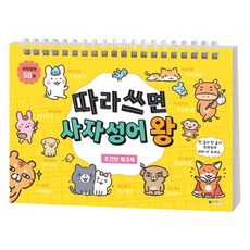 따라쓰면 사자성어 왕 초간단 워크북, 대원키즈