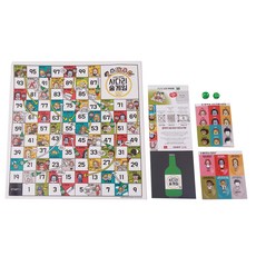 SoonSso24時 喝酒版大富翁 酒局遊戲 爬梯子喝酒遊戲 辦公室, 混合顏色, 1個