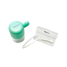 lens sonyeo 仙人掌造型隱形眼鏡清洗器, 綠色, 1個