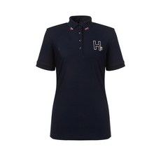 헤지스골프 여성용 H 로고 베이직 폴로 카라 티셔츠 HWTS1B301N3