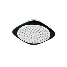 頂噴淋浴蓮蓬頭 方形, 1個, 黑色