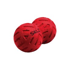 스킬즈 트레이닝용품 피넛형 유니버셜 마사지 롤러, 레드, 1개