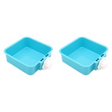 에이홉 반려동물 심플 식기 L, D 블루, 2개