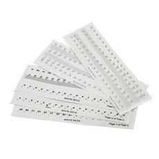 鋼琴琴鍵貼紙5件組, 單一顏色, 1套