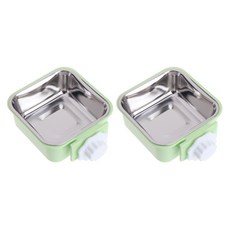 에이홉 반려동물 심플 식기 L, C 그린, 2개