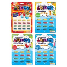 스펀지 캡슐3 4종 세트, 랜덤발송, 1개