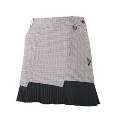 Ferra US 女士跨度格紋褶襉高爾夫球裙 ASYE4153S1