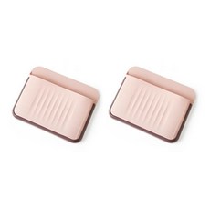 方形鞋子收納掛袋 粉紅色, 2個