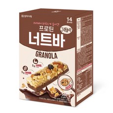 엄마사랑 프리바이오틱스가 들어간 프로틴 너트바 그래놀라 40g x 14p, 560g, 1개