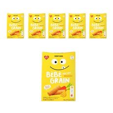 KEMY KIDS 貪吃凱米 嬰兒穀物小卷心, 6盒, 香蕉紅蘿蔔口味, 40g