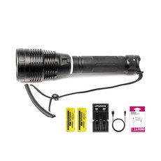 YUPARD Minati 可充電 LED 淡水燈套組 J67 XHP70, 黑色的