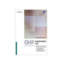 SAEHAN 彩色雷射專用OHP幻燈片 50張入, A4, 1個