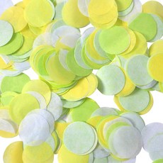 PARTYSHOW 派裝裝飾圓形紙片 2.5cm 200g, 石灰圖案, 1個