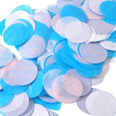 PARTYSHOW 派裝裝飾圓形紙片 2.5cm 200g, 藍色, 1組