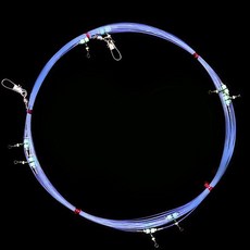 KIWRA UV 螢光軟化線 白帶魚主線釣組, 混合顏色