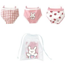ZYZ BearBunny女童三角內褲3款+小袋套裝