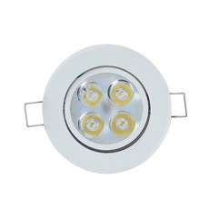 LED 3吋 4W 家具嵌入式燈具 一體式 DC型 晝光色, 1個