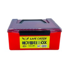 LIVE CATCH Fishing Valley Aegi 多功能釣具箱 52, 紅色的