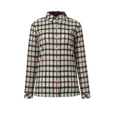 DAKS 標誌刺繡棉混紡長袖高爾夫球衫 DNSH1B310I2