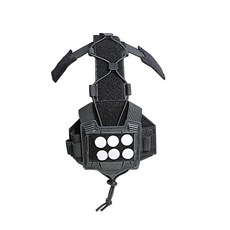 安全帽配件 TB1368, 黑色的, 1個