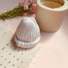 ANGLE THING 線球毛線帽矽膠模具 小, 單一顏色