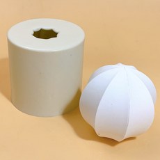 ANGLE THING 氣球泡芙線條球矽膠模具, 單一顏色