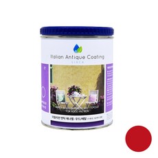 Sirca 엔틱 에나멜 페인트, 스칼렛, 2.5L, 1개