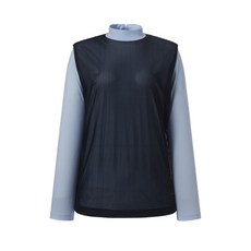 DAKS 女式網眼色長袖高爾夫 T恤 DNTS1B413N2